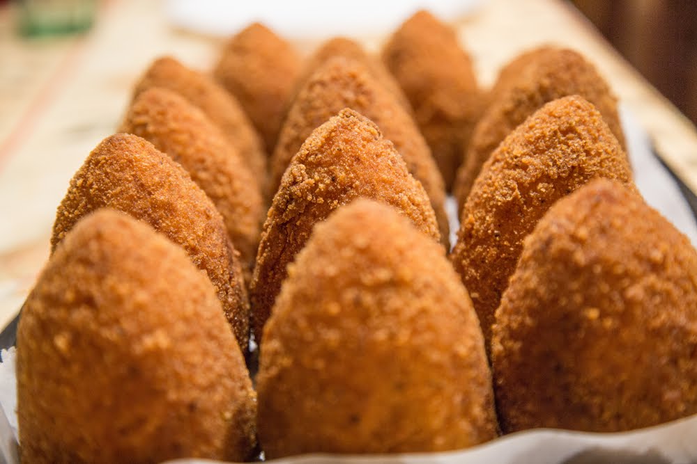 Arancini de riz.Sicile, Italie.