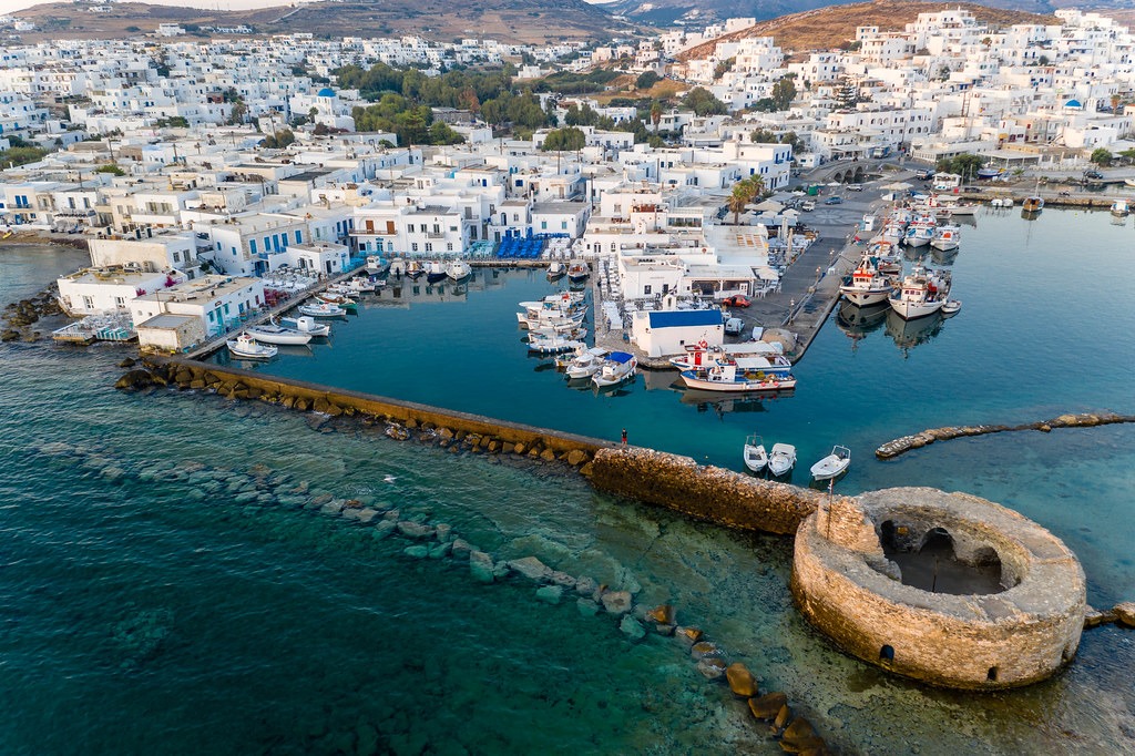 Location de bateaux à Naxos, Grèce