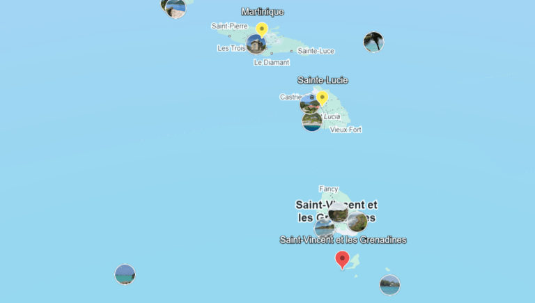 croisiere caraibes st vincent et grenadines carte