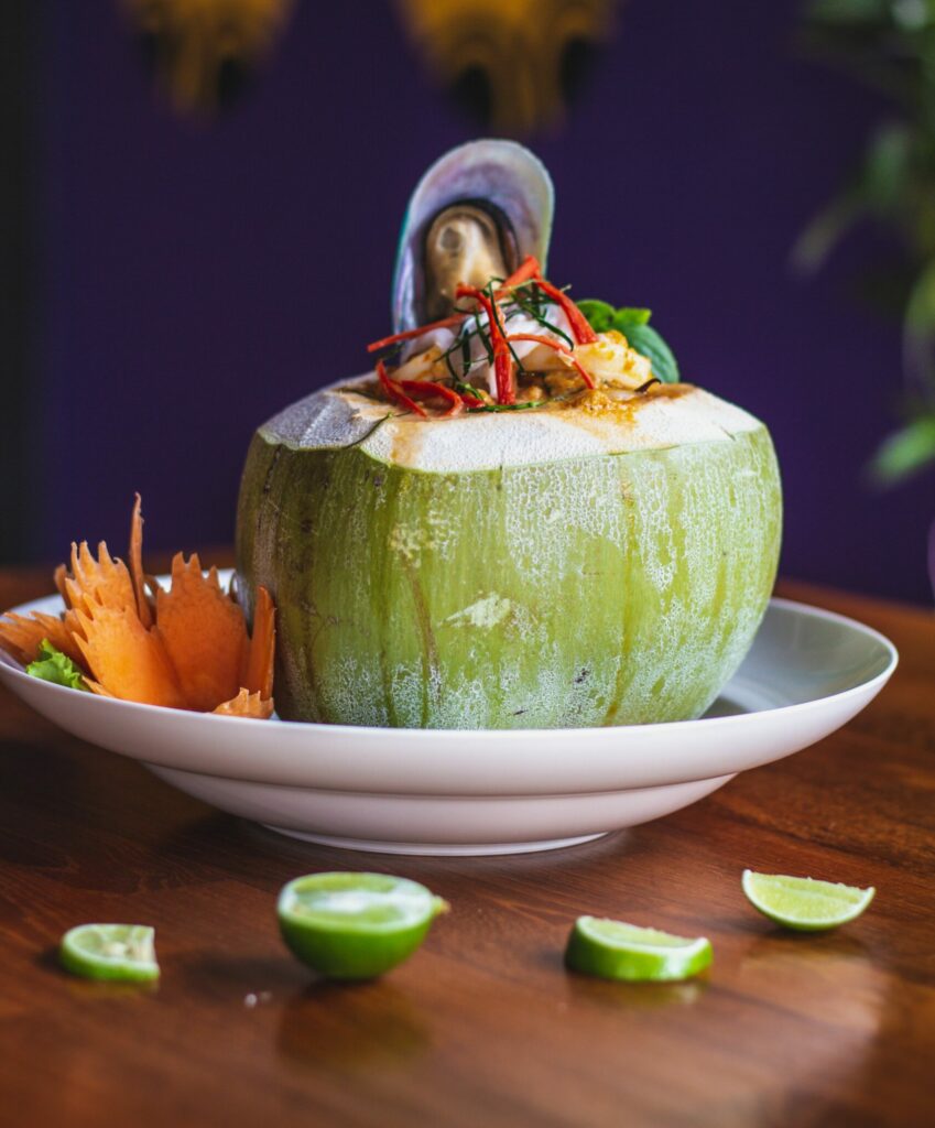 Delicious Thai coconut soup