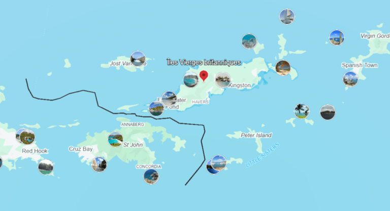 croisiere catamaran bvi carte