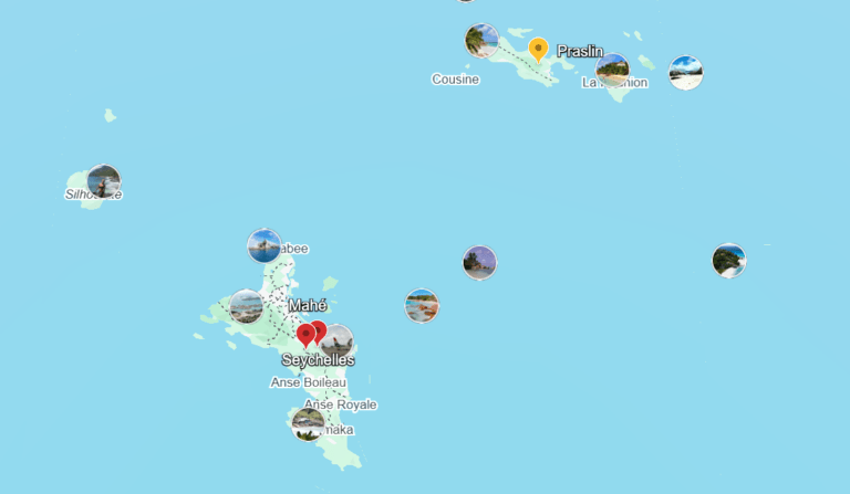 croisiere catamaran mahe seychelles carte